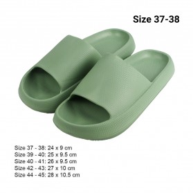 Rhodey Snugee Sandal Rumah Anti-Slip Slipper EVA Soft Unisex Size XS 37-38 - Green - 7