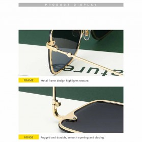 JackJad Kacamata Classic Stylis Sunglasses - A104 - Black - 3