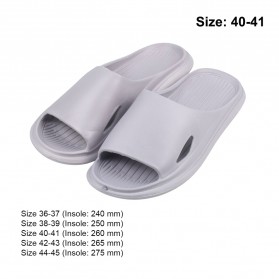 Rhodey Joy Sandal Rumah Anti-Slip Slipper EVA Soft Unisex Size 40-41 - Gray - 7