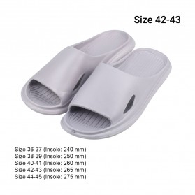 Rhodey Joy Sandal Rumah Anti-Slip Slipper EVA Soft Unisex Size 42-43 - Gray - 7