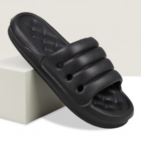 Rhodey Comfee Sandal Rumah Anti-Slip Slipper EVA Soft Unisex Size 40-41 - MBL3036 - Black - 1