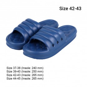 Rhodey Comfee Sandal Rumah Anti-Slip Slipper EVA Soft Unisex Size 42-43 - MBL3036 - Blue - 6