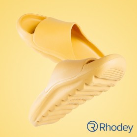 Rhodey Breath Sandal Rumah Anti-Slip Slipper EVA Soft Unisex Size 37-38 - Yellow