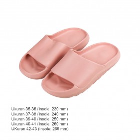 Rhodey Breath Sandal Rumah Anti-Slip Slipper EVA Soft Unisex Size 37-38 - Pink - 6