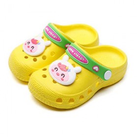 BUGUKI Sepatu Sandal Anak Laki-Laki Perempuan Cute Anti Slip Size 27-28 - TE203 - Yellow