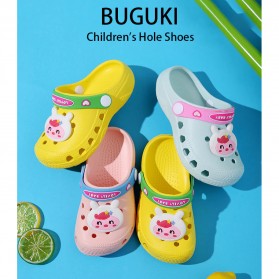 BUGUKI Sepatu Sandal Anak Laki-Laki Perempuan Cute Anti Slip Size 27-28 - TE203 - Yellow - 2