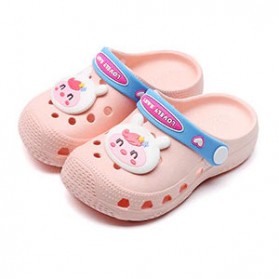 BUGUKI Sepatu Sandal Anak Laki-Laki Perempuan Cute Anti Slip Size 27-28 - TE203 - Pink - 1