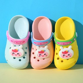 BUGUKI Sepatu Sandal Anak Laki-Laki Perempuan Cute Anti Slip Size 27-28 - TE203 - Pink - 7