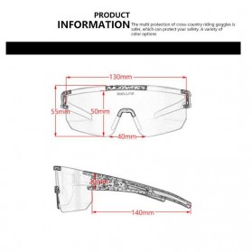 BOLLFO Kacamata Sepeda Driving Cycling Sporty Polarized Sunglasses - YLY-S-001 - Red - 5