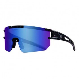BOLLFO Kacamata Sepeda Driving Cycling Sporty Polarized Sunglasses - YLY-S-001 - Blue