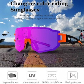 BOLLFO Kacamata Sepeda Driving Cycling Sporty Polarized Sunglasses - BF629 - Red - 8