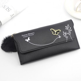 DEABOLAR Dompet Wanita Fashion Women Wallet - R507 - Black