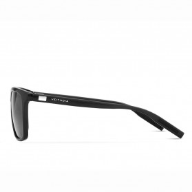 Veithdia Kacamata Retro UV Polarized Photochromic Sunglasses - 6108 - Black/Gray - 6