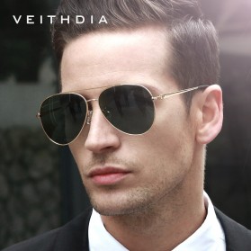 Veithdia Kacamata Classic UV Polarized Sunglasses - 8259 - Blue - 3