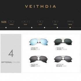 Veithdia Kacamata Classic UV Polarized Sunglasses - 8259 - Blue - 7
