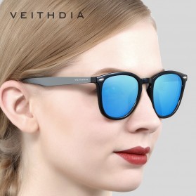 Veithdia Kacamata Classic UV Polarized Sunglasses - 6116 - Black - 7