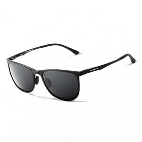 VEITHDIA Kacamata Retro UV Polarized Sunglasses - 6623 - Black