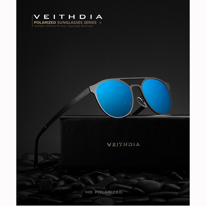 Gambar produk VEITHDIA Kacamata Retro UV400 Sun Glasses - 3900