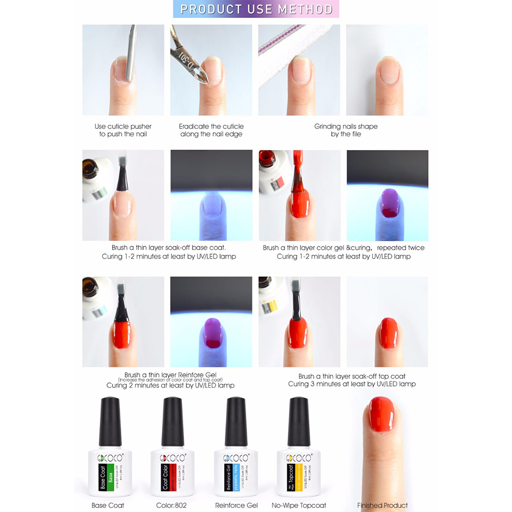 GDCOCO Base Coat Kutek Kuku 8ml JakartaNotebook com GDCOCO Base Coat Kutek Kuku 8ml JakartaNotebook com