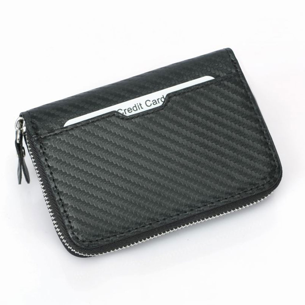 BUBM Dompet Kartu Anti RFID Bahan Kulit TQ 310 Black 