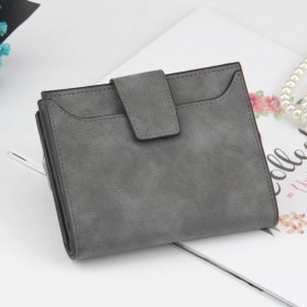 Dompet Wanita - Baellerry Dompet Wanita Leather Wallet - N2347 - Dark Gray