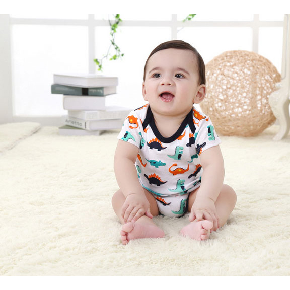  Baju  Bayi  Jumper Cowok  Cewek Cute Pattern Size 3 Bulan 