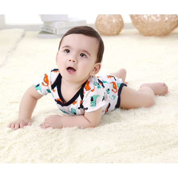  Baju  Bayi  Jumper Cowok  Cewek Cute Pattern Size 3 Bulan 