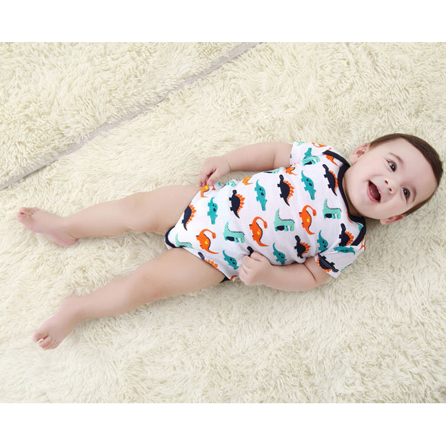 Baju Bayi Jumper Cowok Cewek Cute Pattern - Size 3 Bulan 