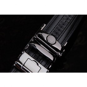 Ikat Pinggang Kulit Premium - Model 2 - Black - 4