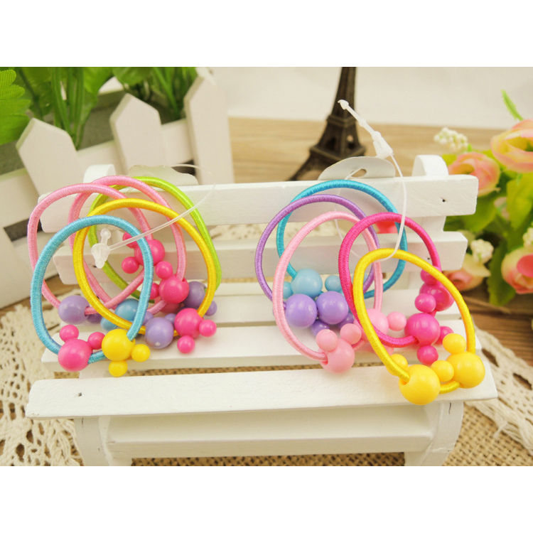 karet ikat rambut model panda 5pcs multi color karet ikat rambut model panda 5pcs multi color