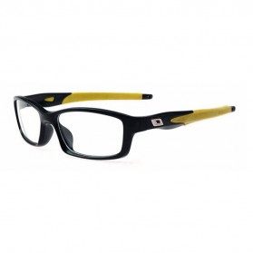Oulaiou Frame Kacamata Sporty Style - 9837 - Black/Yellow