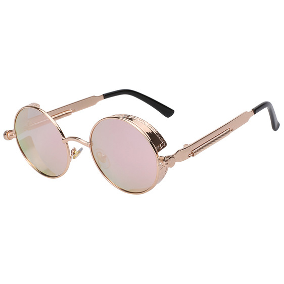  Kacamata  Wanita  Steampunk Polarized  Rose Gold 