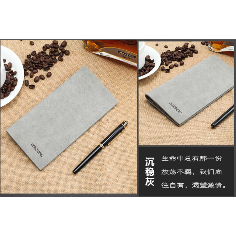 Hengsheng Dompet Pria Model Panjang MWS064 Gray Hengsheng Dompet Pria Model Panjang MWS064 Gray