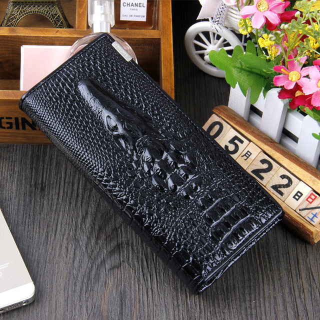  Dompet  Wanita  Model Alligator Black JakartaNotebook com