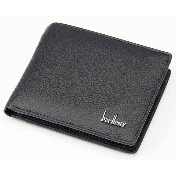 Baellerry Dompet Pria Bahan Kulit Black 