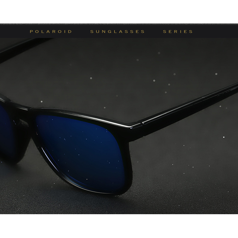  Kacamata  Pria  Sunglasses Polarized  Anti UV Black 