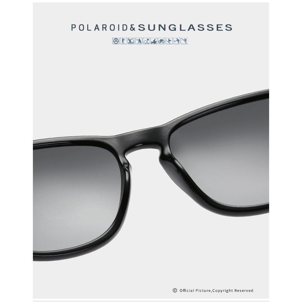  Kacamata Pria Sunglasses Polarized Anti UV Blue 