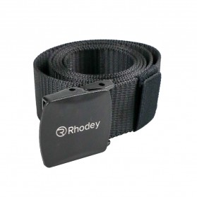 Rhodey Tali Ikat Pinggang Pria Tactical Anti Xray Plastik Canvas Non Metal Automatic Buckle - 899 - Black