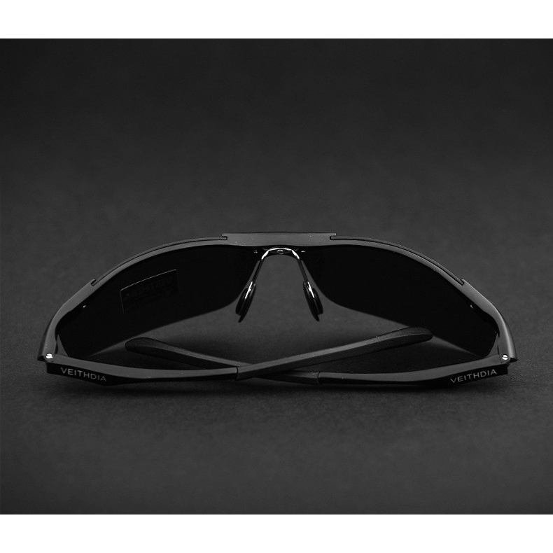 Veithdia Kacamata  Pria  UV Polarized  6529 Black 