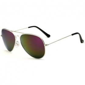 Veithdia Kacamata Pria Aviator UV Polarized - Purple - 1