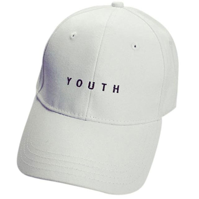 Topi Baseball Youth Caps Letter Sport Fashion White topi baseball youth caps letter sport fashion white