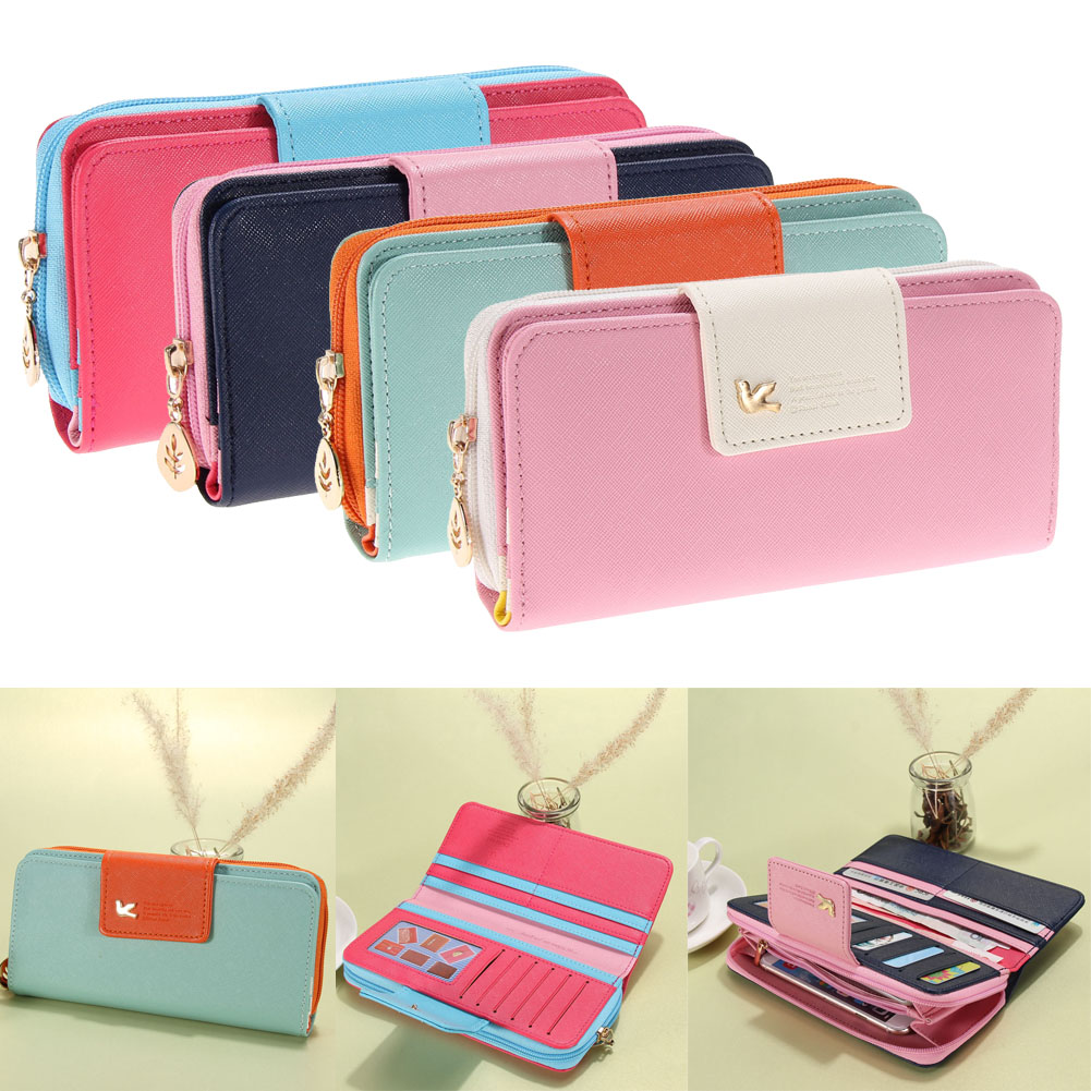 ... Dompet Wanita Long Zipper - Dark Blue - 7 ...