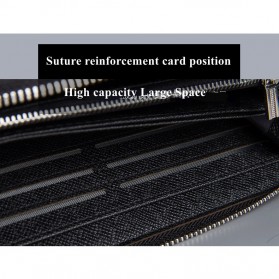 Dompet Kulit Model Crocodile - Black - 7