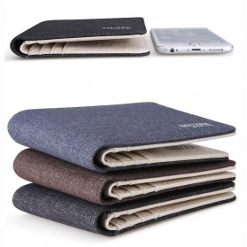 Muzee Dompet Kanvas Retro Pria - ME-6688 - Blue - 2