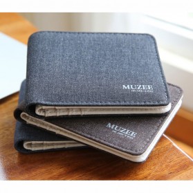 Muzee Dompet Kanvas Retro Pria - ME-6688 - Blue - 3