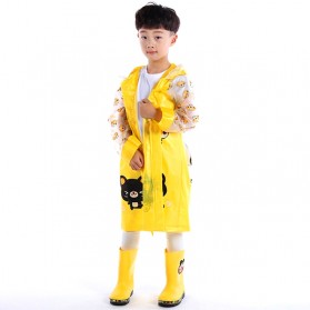 Jas Hujan Anak Motif Kartun Size M - Pink - 3