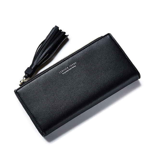 dompet wanita clutch zipper coin wallet black dompet wanita clutch zipper coin wallet black