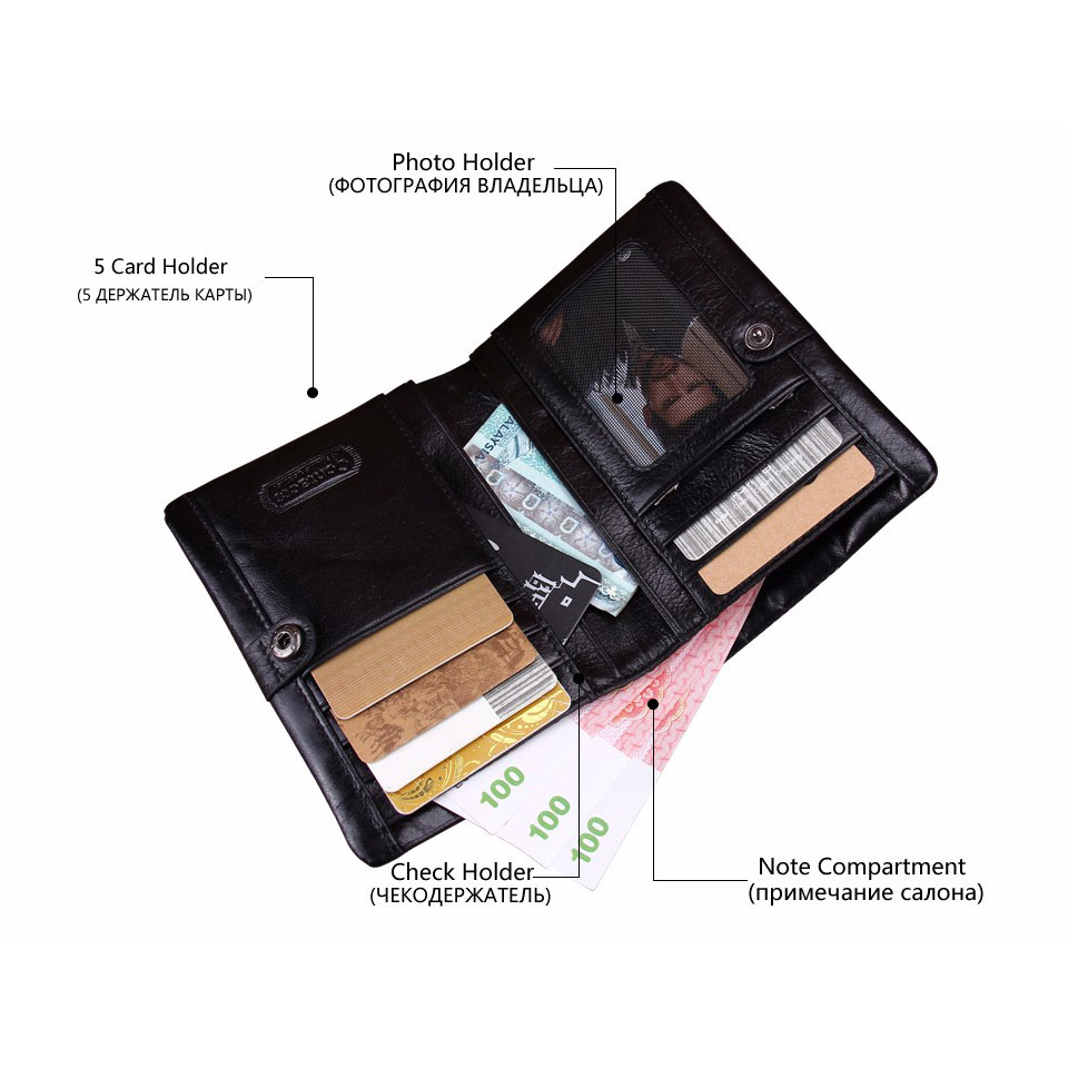 contacts dompet kulit genuine pria 1017 black contacts dompet kulit genuine pria 1017 black