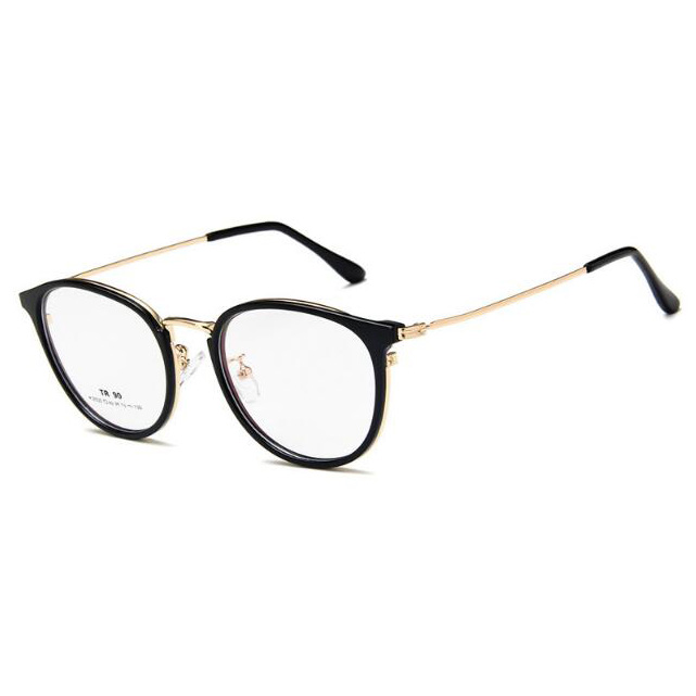  Frame Kacamata Wanita  Fashion Glasses Black 