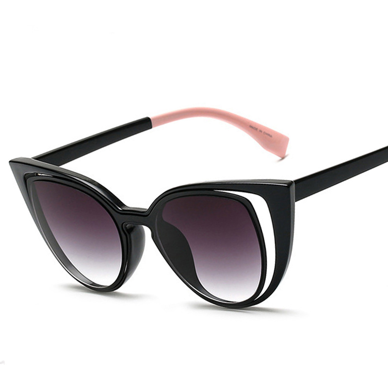  Kacamata  Wanita  Fashionable Cateye Sunglasses  Anti UV 